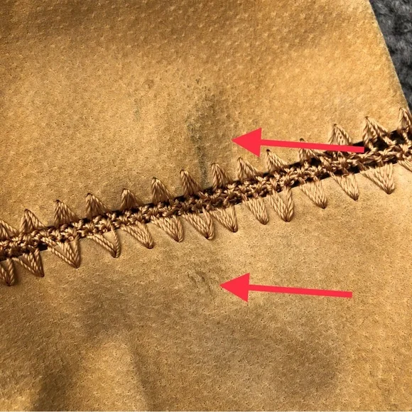 IDI by Mathew vintage leather suede patchwork crochet jacket size large - Picture 11 of 12